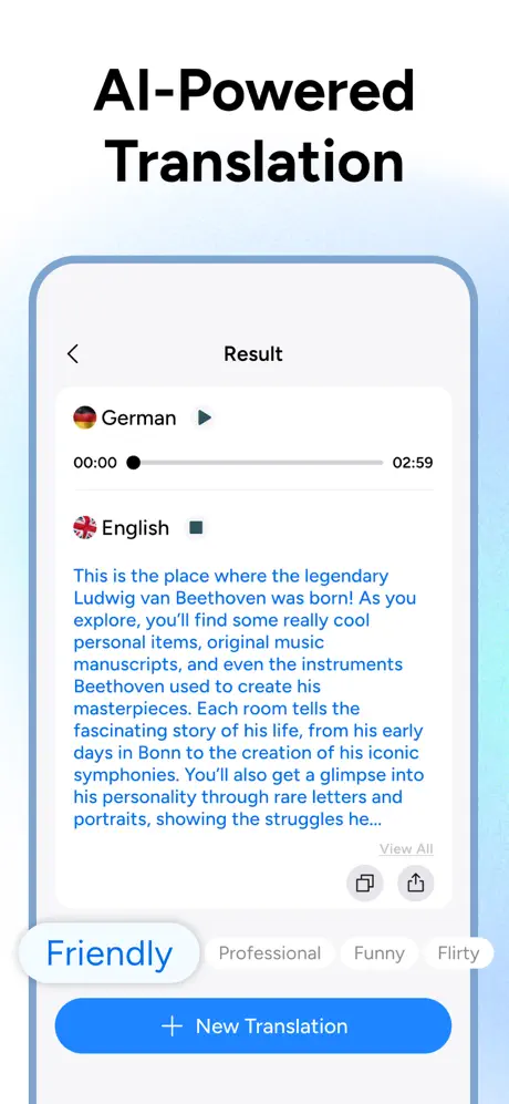 Translate Go AI Translator app preview 8